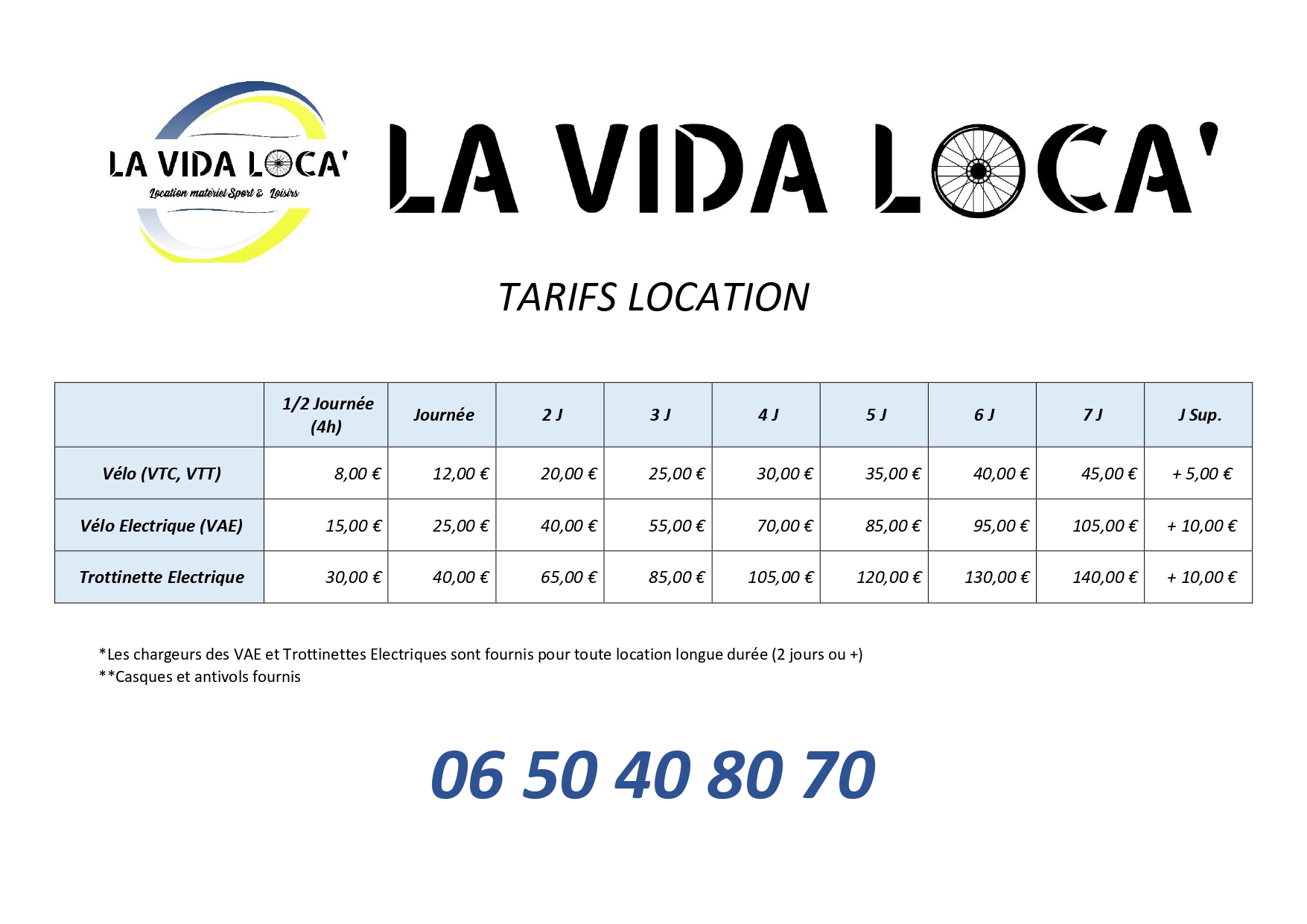 Location / vente vélos à La GrandeMotte La Vida Loca Location / vente vélos à La Grande