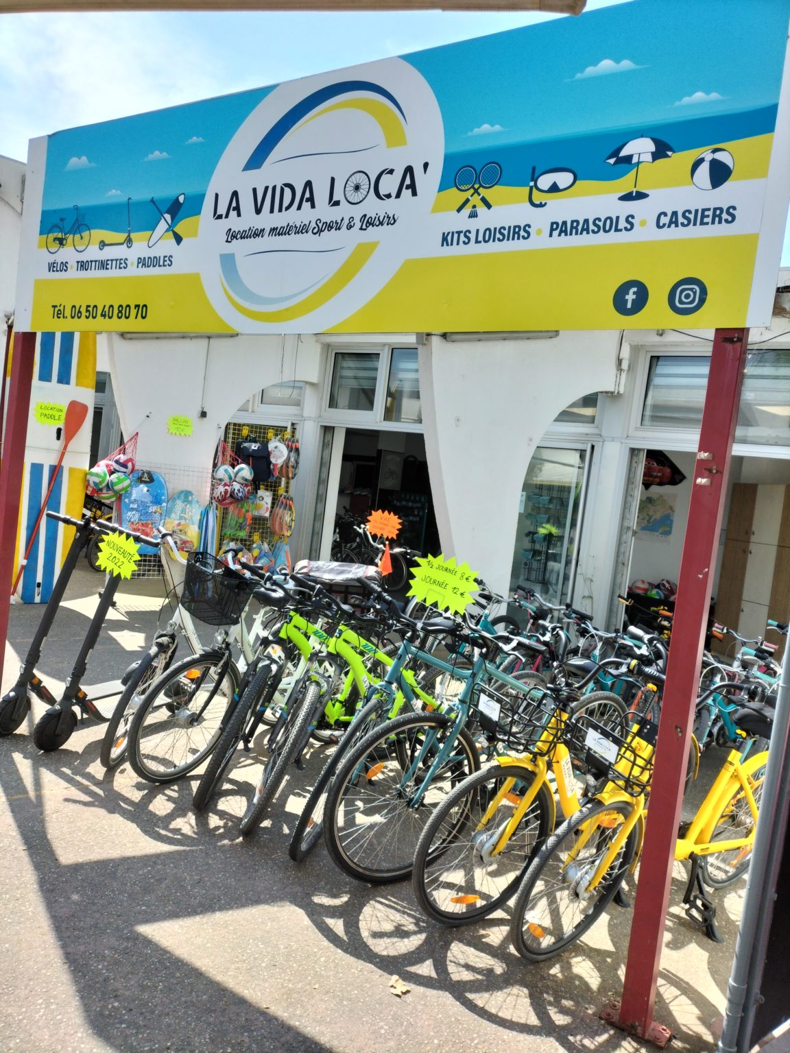 Location vélos à La GrandeMotte Petits prix La Vida Loca