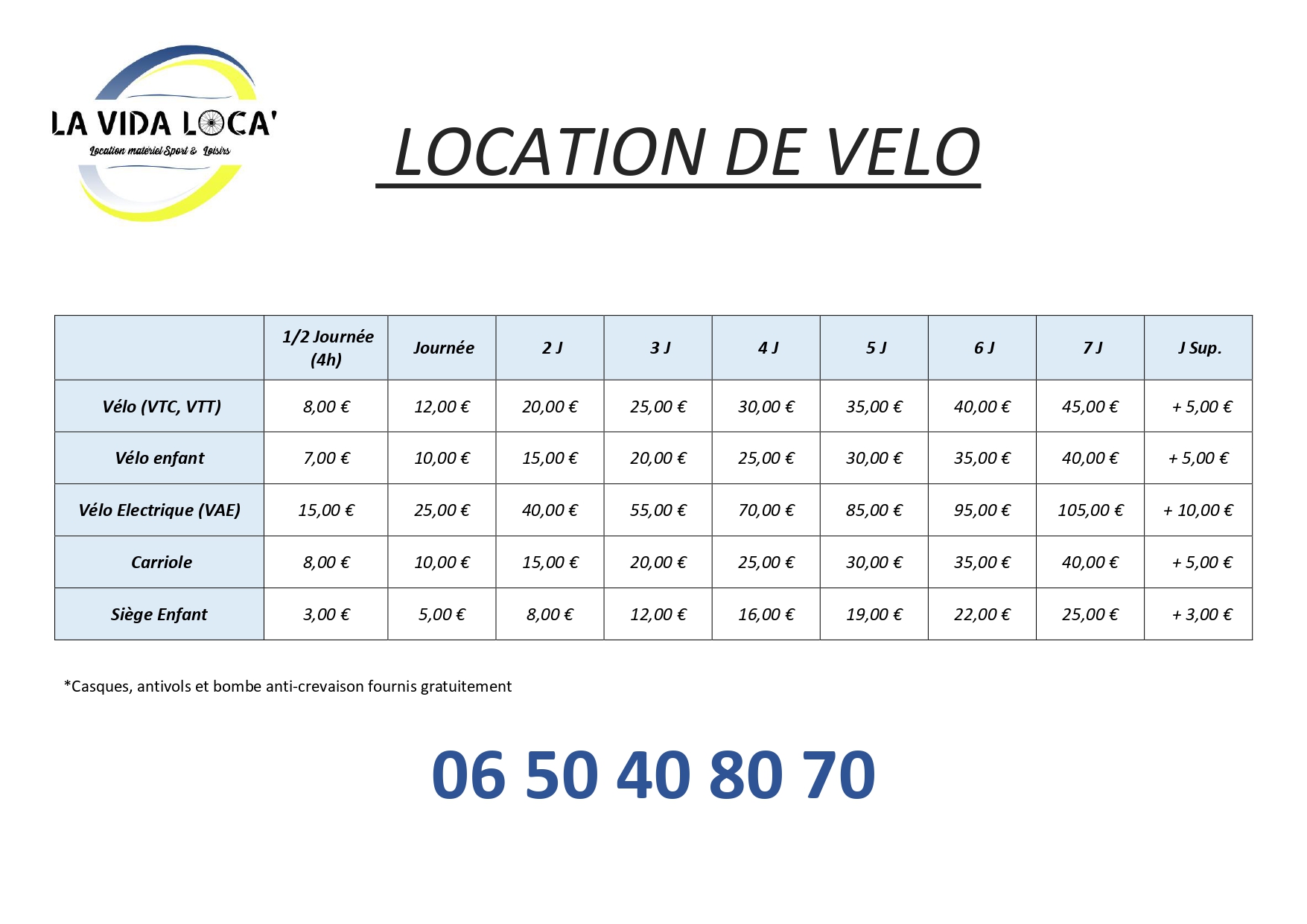 Location / vente vélos à La GrandeMotte La Vida Loca Location / vente vélos à La Grande